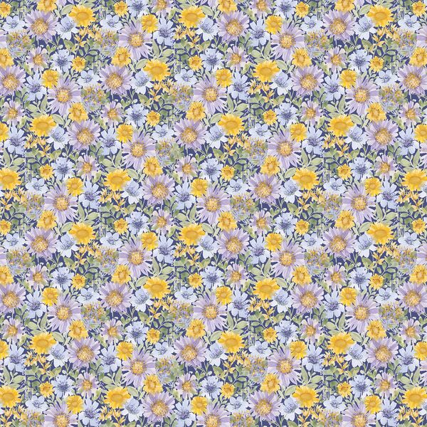 Little Daisy Garden in Evening
