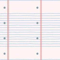Ruled Paper in Notebook