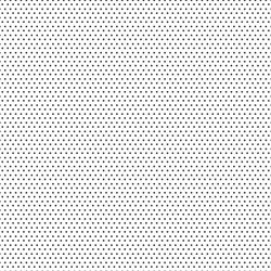 Small Winter Dot in Onyx on White