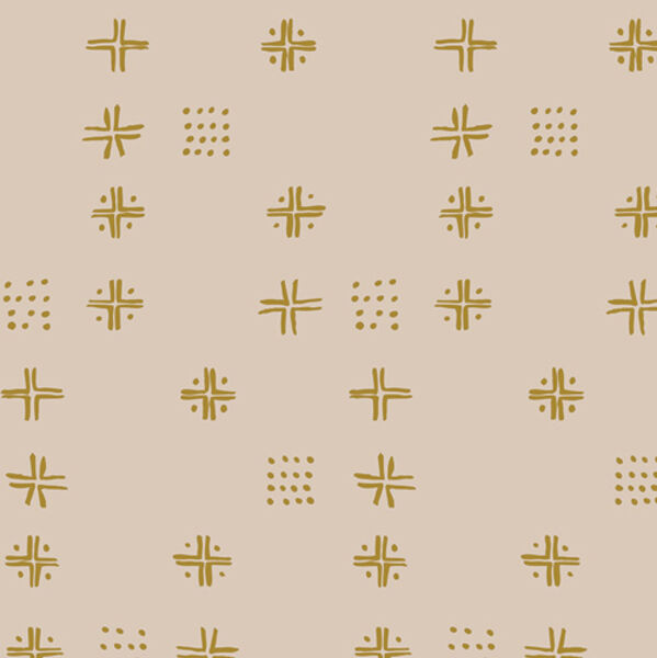 Mudcloth in Wheat