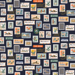 Postage Stamps in Navy