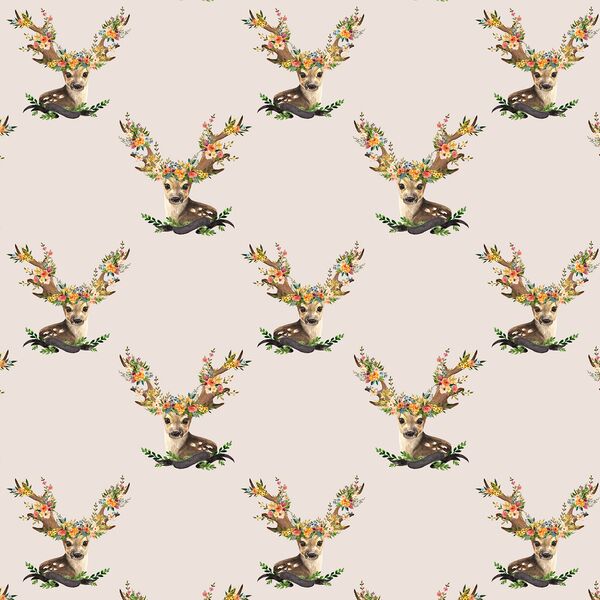 Small Meadow Deer in Light Tan