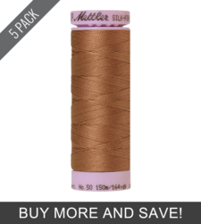 Walnut (9105-0280) - Silk Finish Cotton 50wt - 164 Yards (5 Pack)