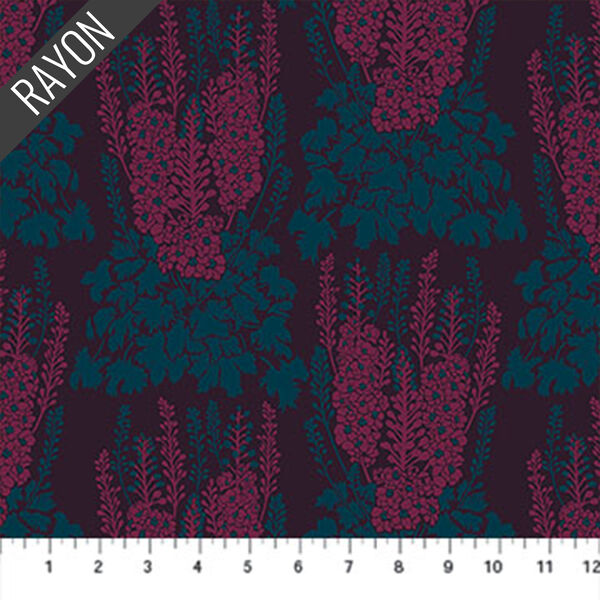 Soiree Rayon in Plum