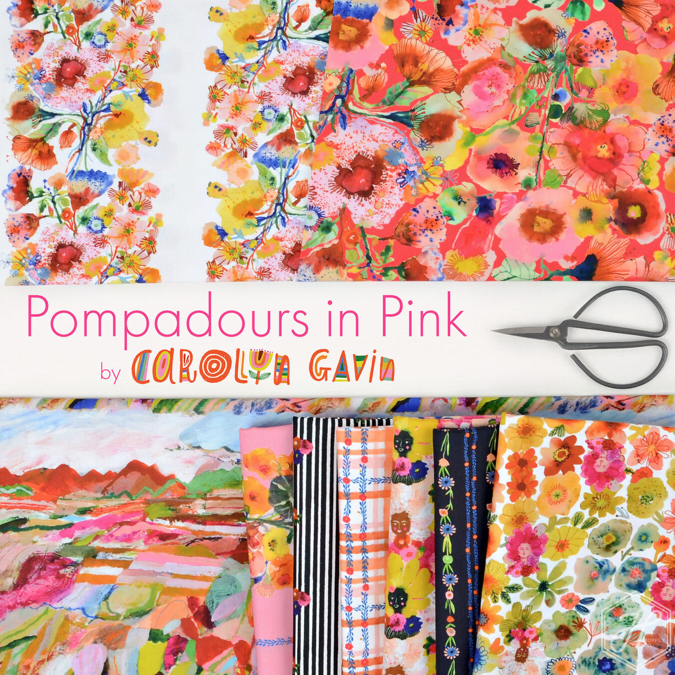 Pompadours in Pink Poster Image