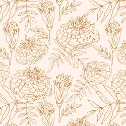 Marigold Sketch in Marigold