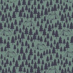 Woodland Camping in Maritime Navy on Green Bay