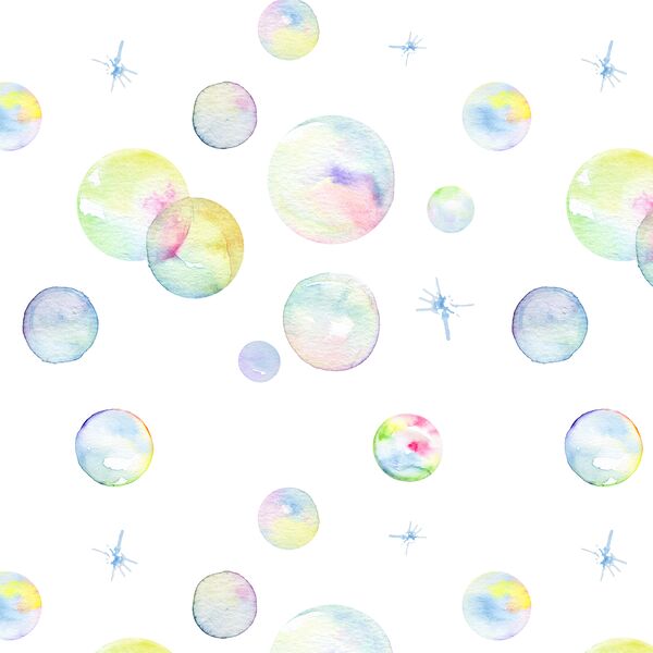 Rainbow Bubbles in Summer
