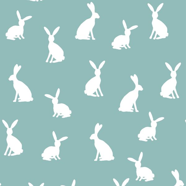 Cottontail Silhouette in Pool
