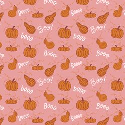 Spooky Gourds in Autumn Pink