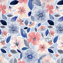 Large Blooming Garden in Cotton Candy