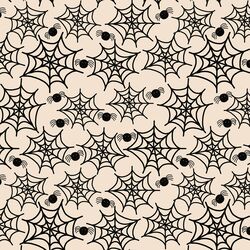Cobwebs in Dark Night on Tan