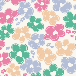 Daisy Heart in Sherbet