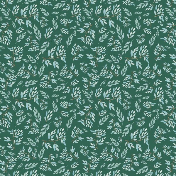Forest Floor in Moss Green
