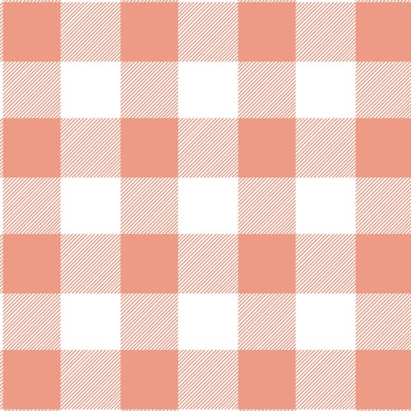 Buffalo Plaid in Grapefruit