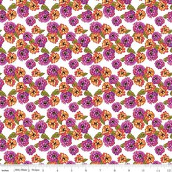 Zinnias in White