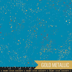 Speckled in Metallic Bright Blue