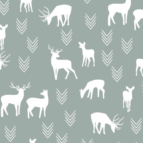Deer Silhouette in Eucalyptus