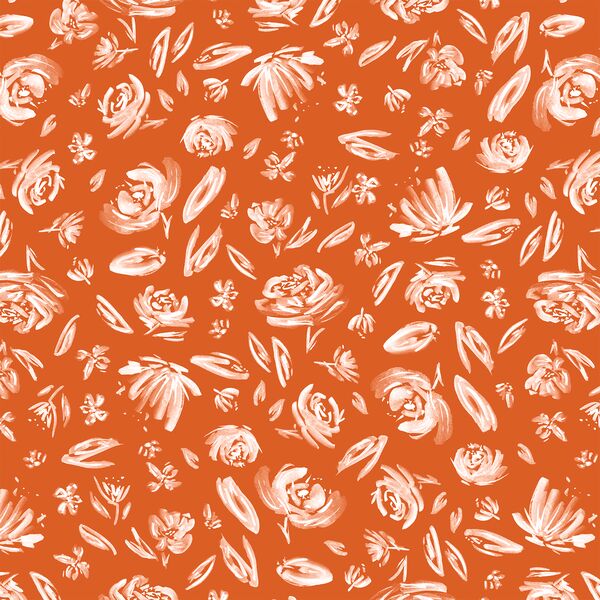 Spring Flowers in Rouge