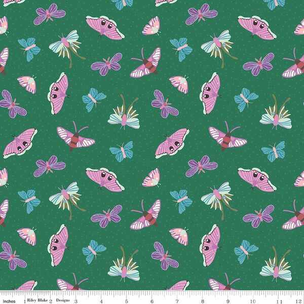 Moths in Green