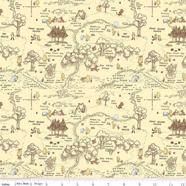 100 Aker Map in Yellow