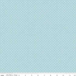 Swiss Dot in Aqua