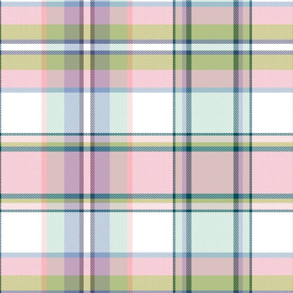 Bunting Plaid in Spring Meadow