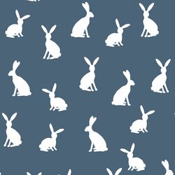 Cottontail Silhouette in Twilight