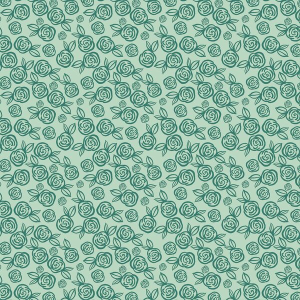 Little Tea Roses in Fresh Mint