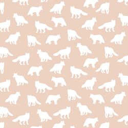 Little Fox Silhouette in Shell
