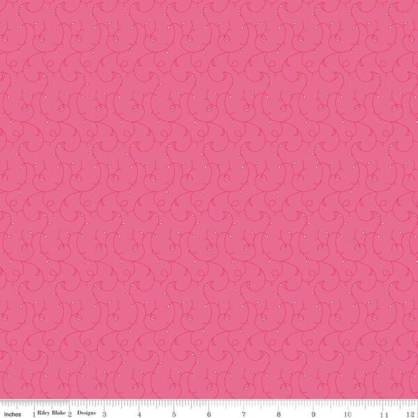 Vines in Hot Pink
