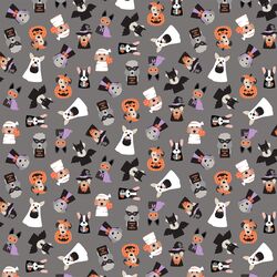 Small Costume Party in Gray