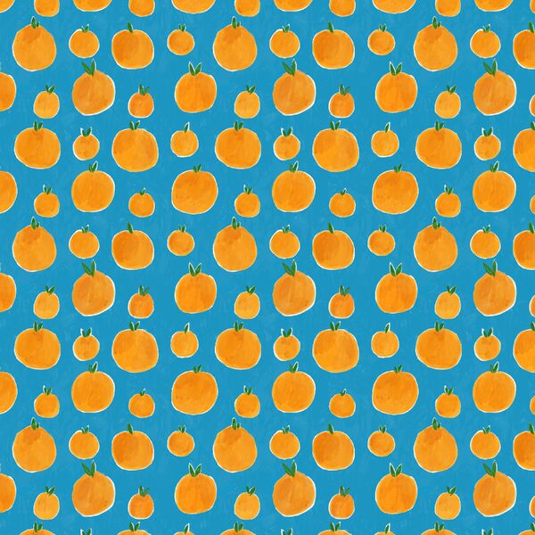Oranges in Blue