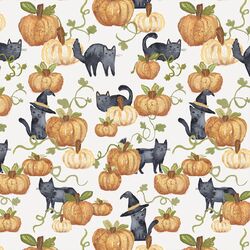 Pumpkins and Cats in Harvest