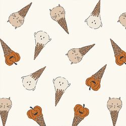 Spooky Sweet Ice Cream in Ghostly Cream