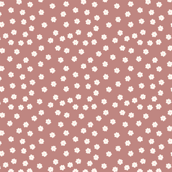 Ditsy Floral in Light Dusty Rose