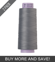 Roman Silver (9150-70421) - Silk Finish Cotton 50wt - 2000 Yards (2 Pack)