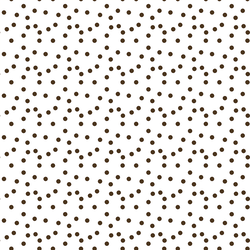 Sunflower Dot in Dark Maple on White