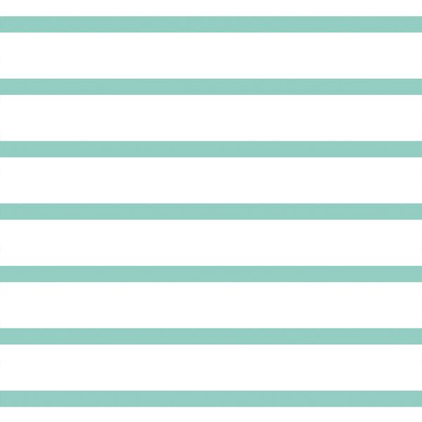 Large Modern Stripe in Mint