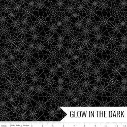 Spider Webs in Black Glow in the Dark