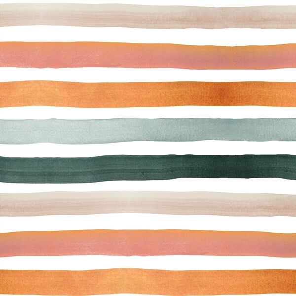 Painted Ombre Stripe in Oasis
