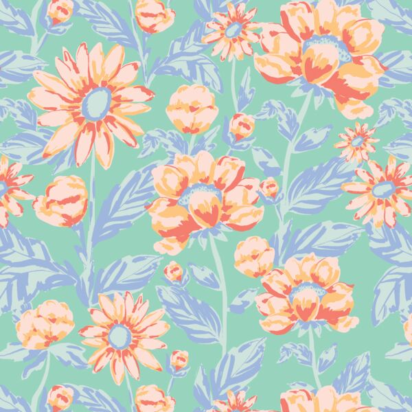 Peonies in Breeze