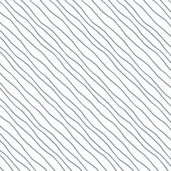 Wonderland Stripe in Blue on White