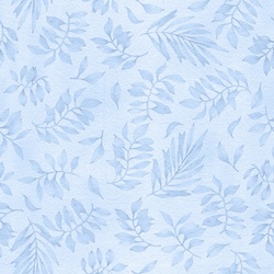 Tonal Leaves in Blue