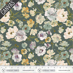 Ranunculus Canvas in Moss