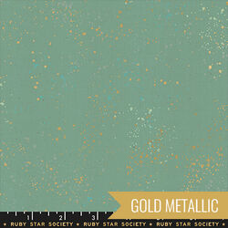 Speckled in Metallic Soft Aqua