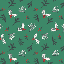 Holiday Grace in Crisp Green