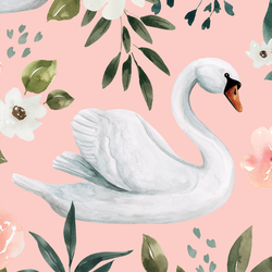 Large Swan in Pink
