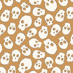 Skulls in Honey Yellow