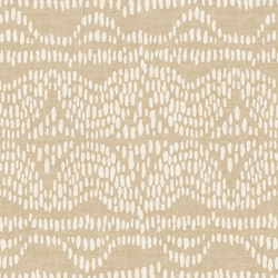 Large Dripping Dots in Tan